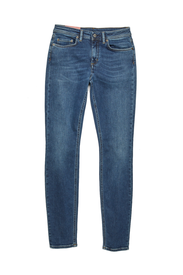 Acne Studios Blå Konst Jeans Climb Mid Blue