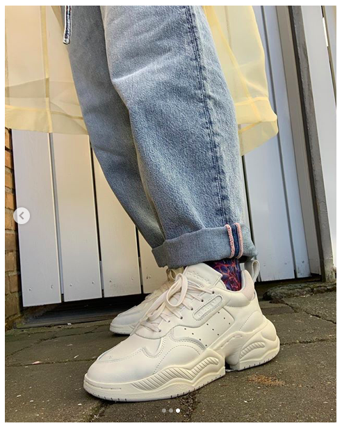 acne studios 1991 toj light blue trash