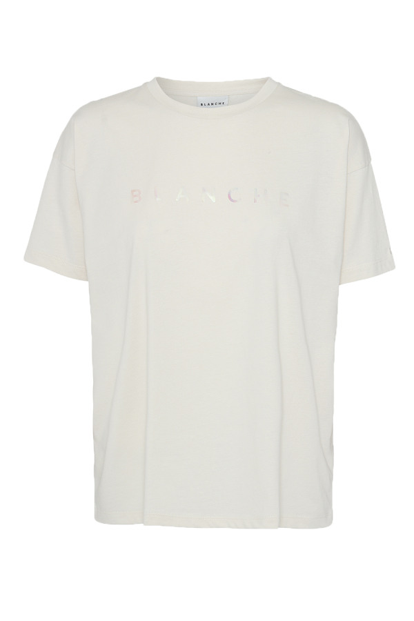 Blanche CPH Main Hologram T-shirt White Sand