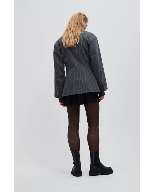 Ganni T2861 Printed Mesh Leggings 