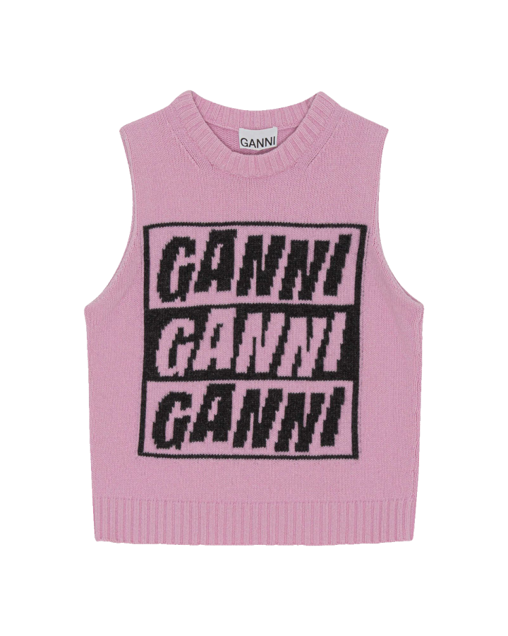 Ganni K1762 Graphic Ganni Vest