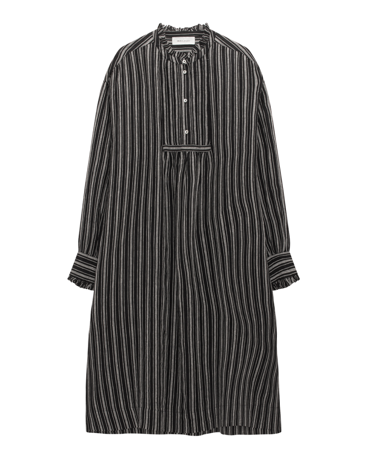 Skall Studio Florian Shirt/Dress Black/grey Stripe