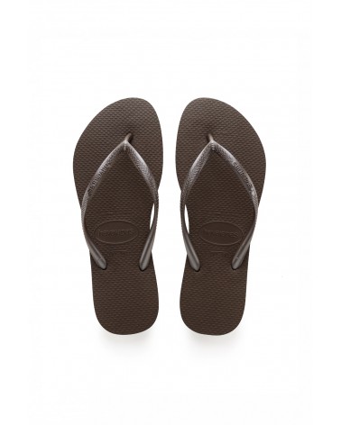 havaianas slim brown