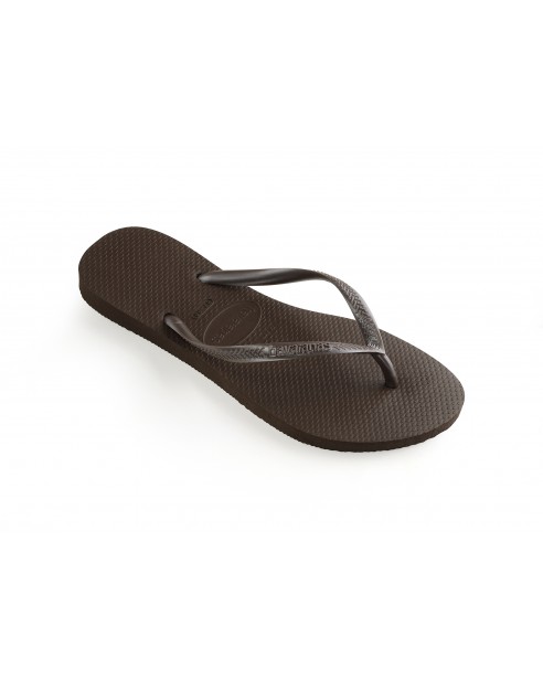 havaianas slim dark brown